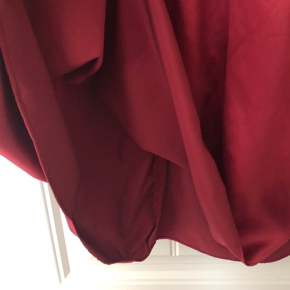 ❗️Price Drop❗️NWT! Amsale open back charmeuse gown - Picture 6 of 6